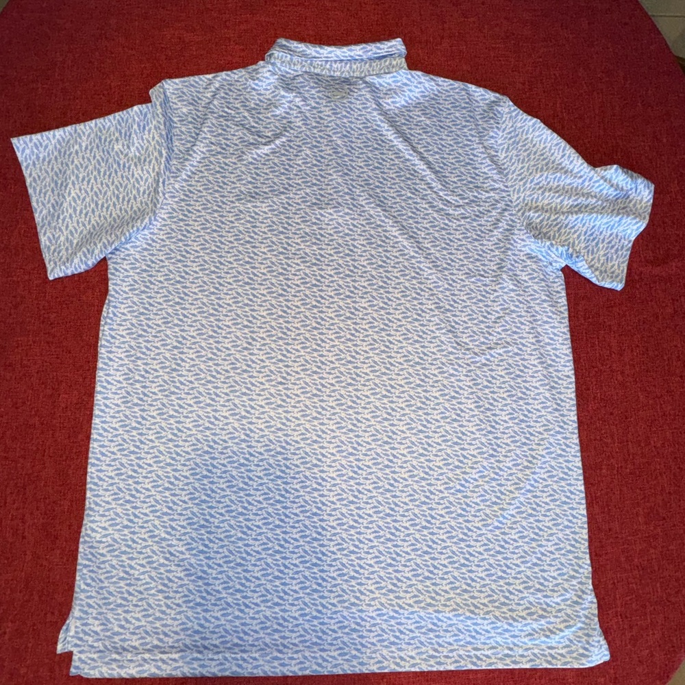 👉🏼NWOT👈🏼 VINEYARD VINES Men’s
On-the-Go Sankaty Fish Golf Polo Shirt XL - Picture 7 of 8